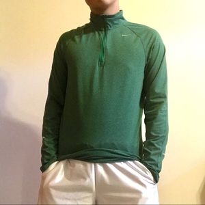 Nike Green Athletic Dri-Fit Shirt